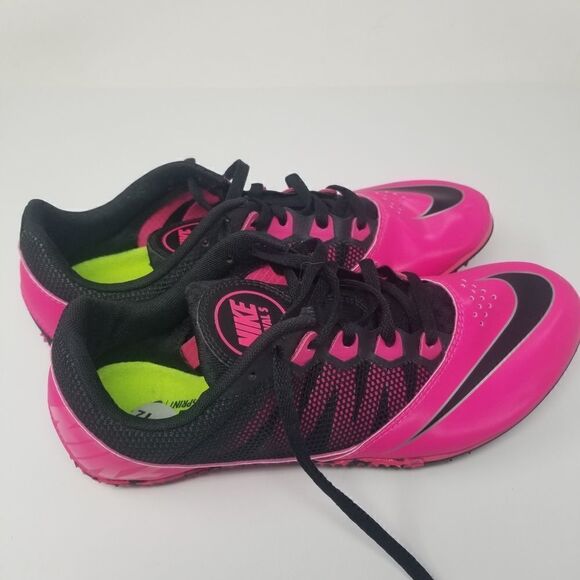 Nike Rival S Racing Sprint Pink and Black Cleats Shoes Womens Size 9.5. - Picture 6 of 15